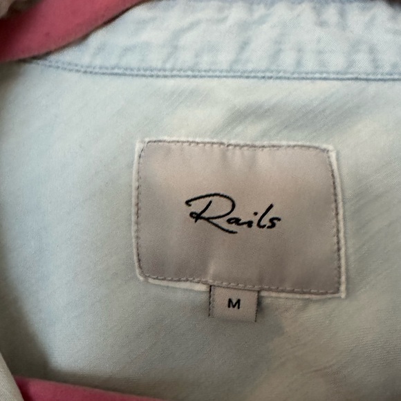 Rails Dana Light Blue Tencel Denim Shirt - Picture 4 of 5